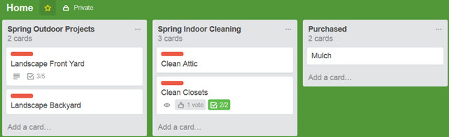 Instructions for using Trello to manage projects and life Picture 2
