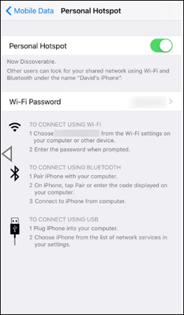 Instructions for using your phone as a Wi-Fi hotspot Picture 1