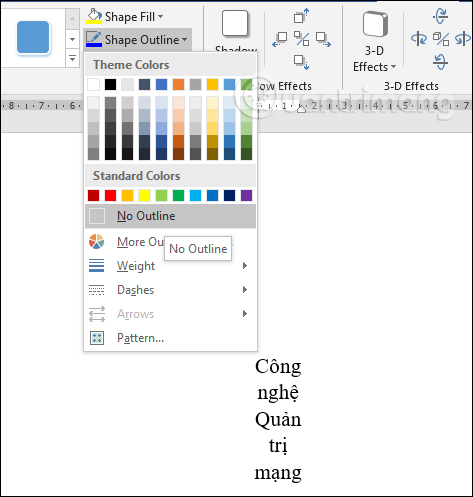 Instructions for writing vertical letters in Word Picture 6