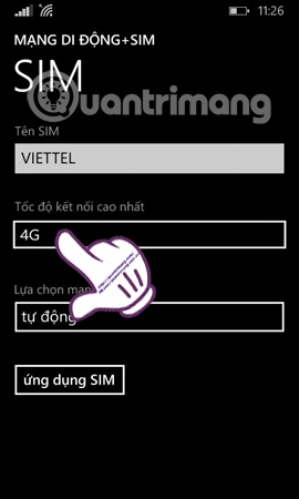 Instructions on how to activate 4G on the phone Picture 12