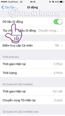 Instructions on how to activate 4G on the phone Picture 6