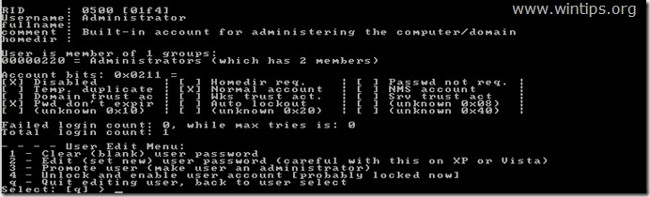 Instructions on how to activate the Admin account or reset the Admin account password Picture 10