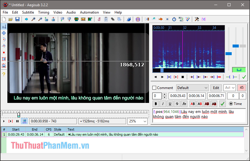 Instructions on how to add sub videos to movies with Aegisub Picture 6
