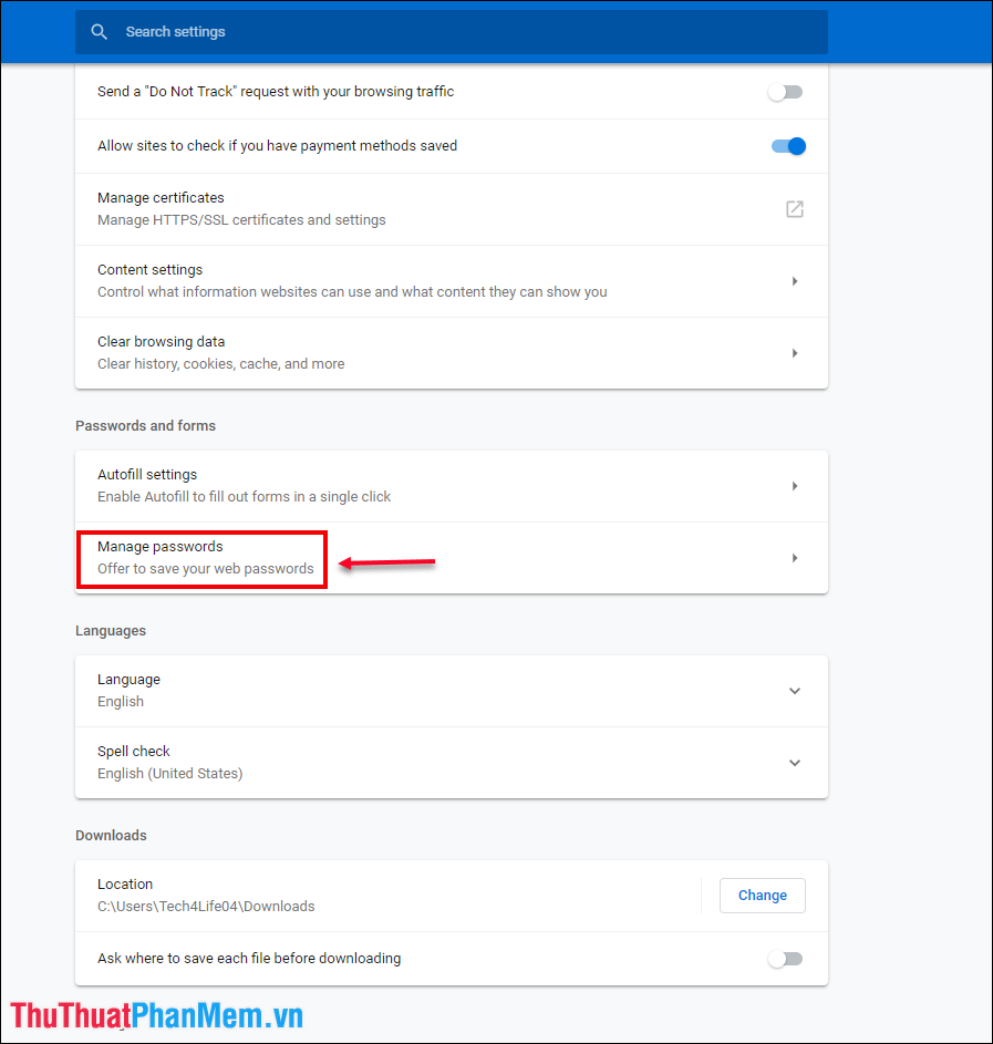 Instructions on how to backup and restore passwords on Chrome, Coc Coc Picture 5