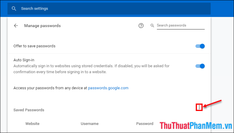 Instructions on how to backup and restore passwords on Chrome, Coc Coc Picture 7