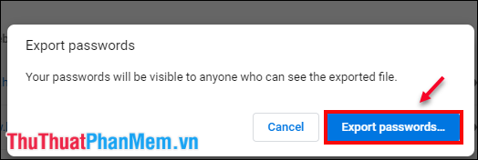 Instructions on how to backup and restore passwords on Chrome, Coc Coc Picture 9