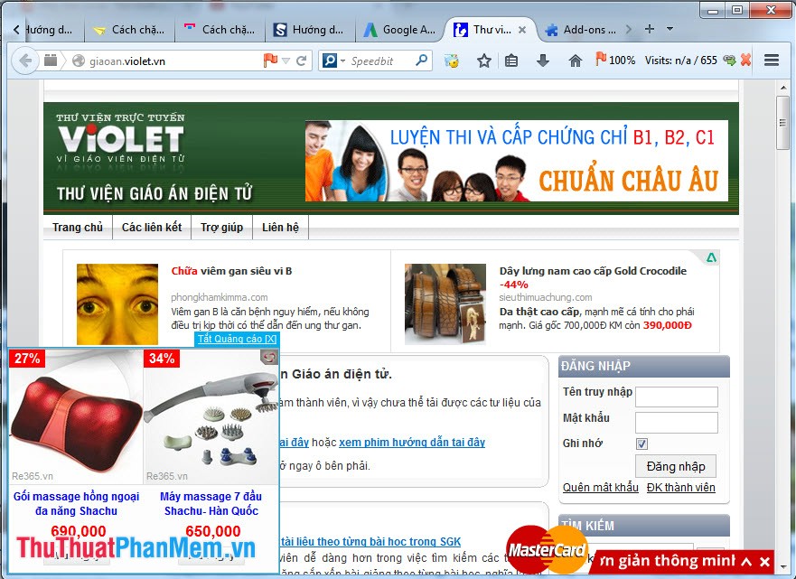 Instructions on how to block ads when surfing the web on Firefox Picture 2
