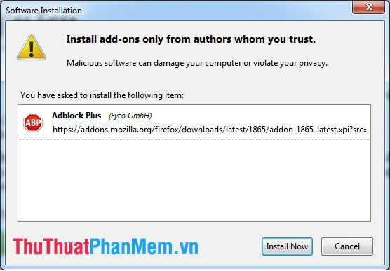 Instructions on how to block ads when surfing the web on Firefox Picture 5