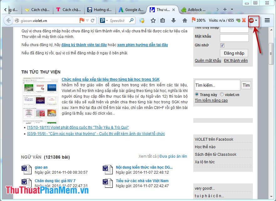 Instructions on how to block ads when surfing the web on Firefox Picture 6
