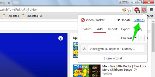 Instructions on how to block videos and YouTube channels Picture 11