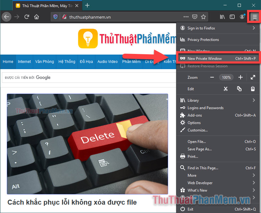 Instructions on how to browse the web anonymously to keep your personal information private Picture 6