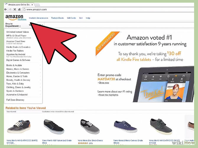 Instructions on how to buy online on Amazon Picture 1