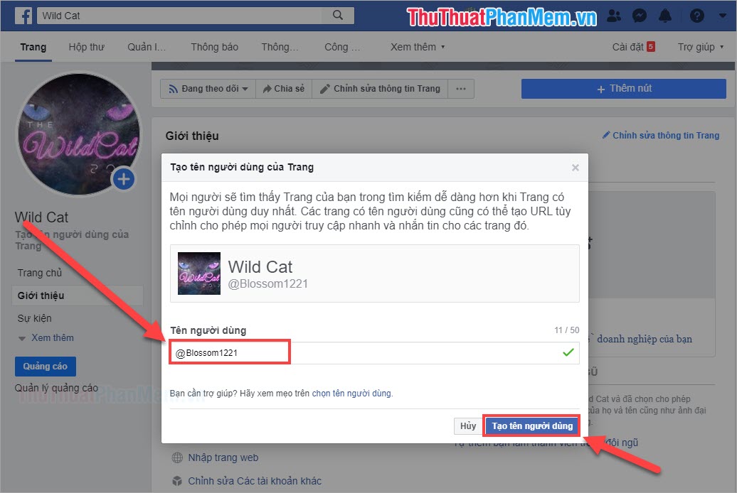 Instructions on how to change the name of the Fanpage Facebook page Picture 8