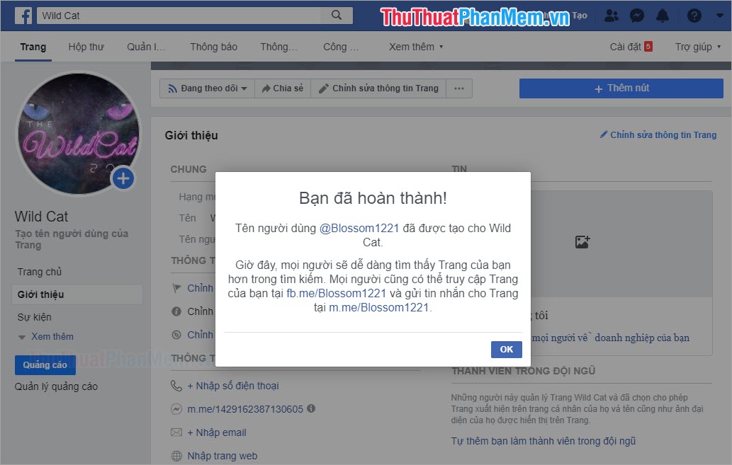 Instructions on how to change the name of the Fanpage Facebook page Picture 9