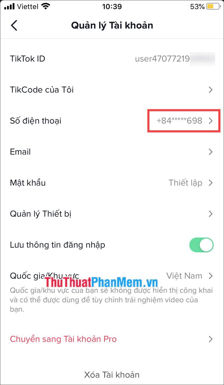 Instructions on how to change the phone number on Tik Tok Picture 6