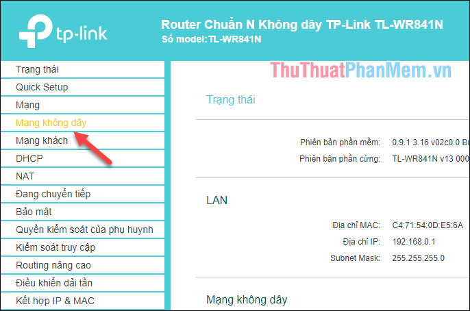 Instructions on how to change the TP-Link Wifi password Picture 3