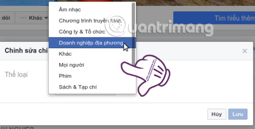 Instructions on how to check in for Facebook Fanpage Picture 3
