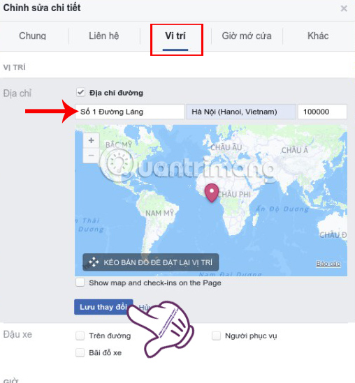 Instructions on how to check in for Facebook Fanpage Picture 6