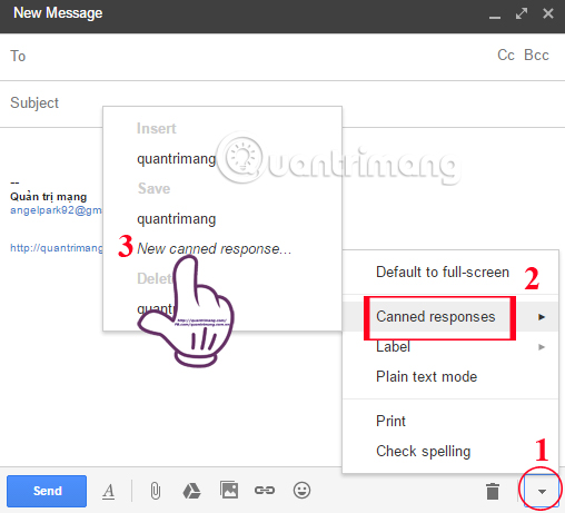 Instructions on how to convert signatures in Gmail Picture 4