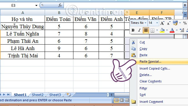 Instructions on how to copy formulas in Excel Picture 6