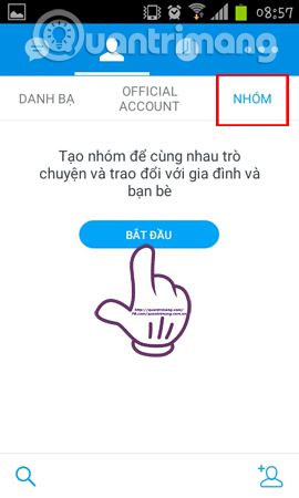 Instructions on how to create a chat group on Zalo Picture 2