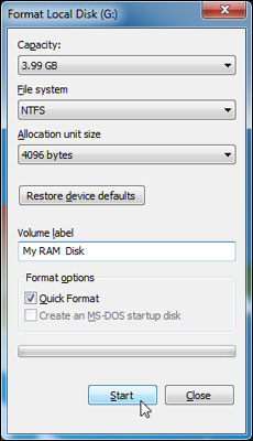 Instructions on how to create a RAM drive on Windows Picture 15