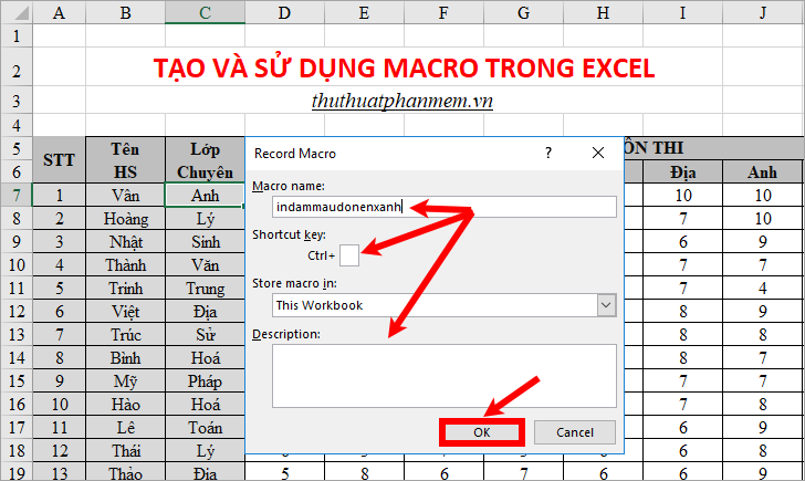 Instructions on how to create and use macros in Excel Create macros, save macros, run macros Picture 5