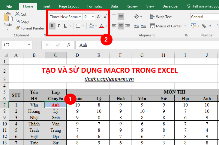 Instructions on how to create and use macros in Excel Create macros, save macros, run macros Picture 6