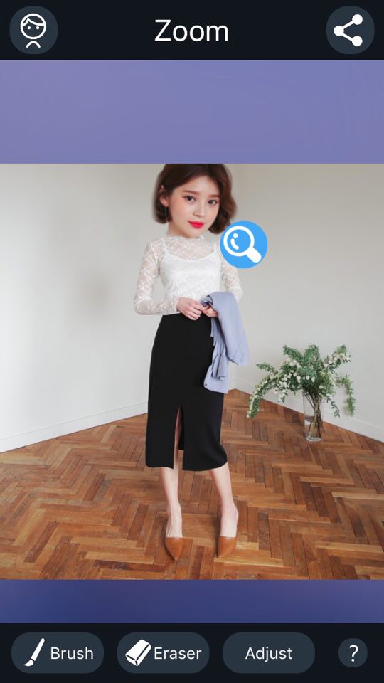 Instructions on how to create 'big heads' on iPhone Picture 6