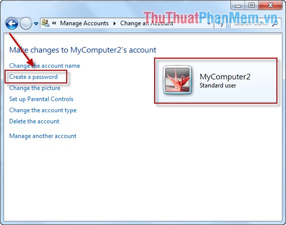 Instructions on how to create, delete user accounts on Windows Picture 6