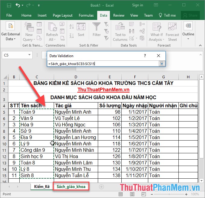 Instructions on how to create drop down lists or drop-down lists in Excel Picture 7
