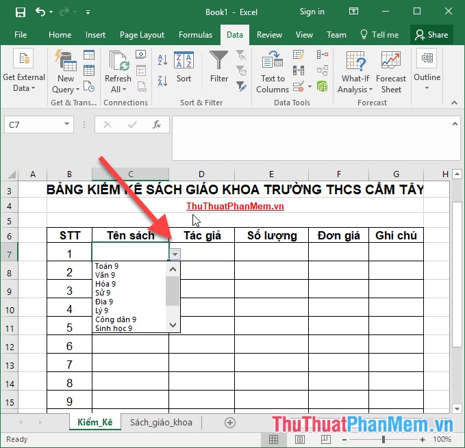Instructions on how to create drop down lists or drop-down lists in Excel Picture 9