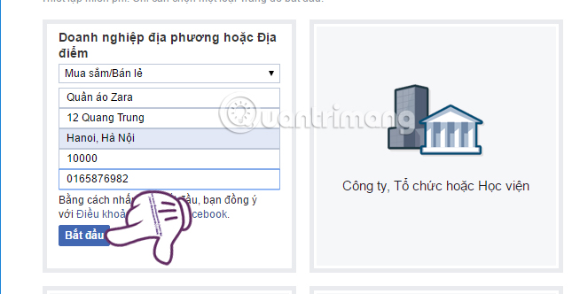 Instructions on how to create Facebook Fanpage for online sales Picture 3
