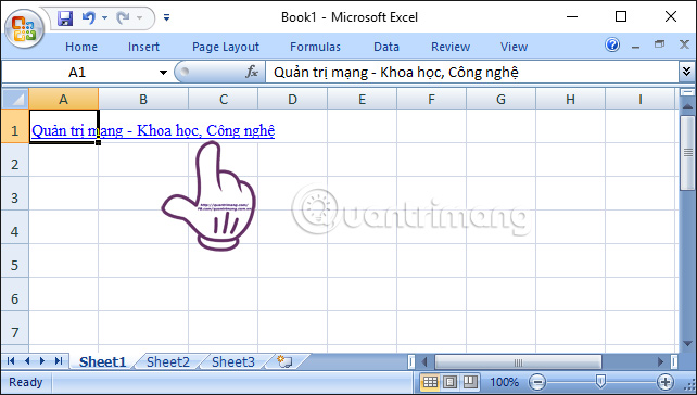 Instructions on how to create Hyperlink in Excel Picture 3