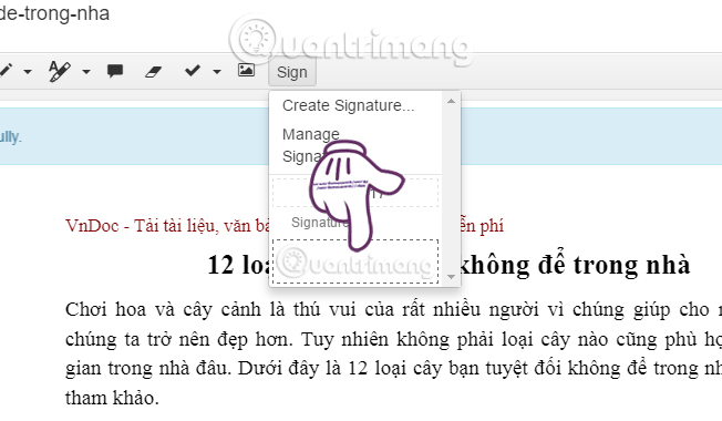 Instructions on how to create PDF signature in Google Docs Picture 12
