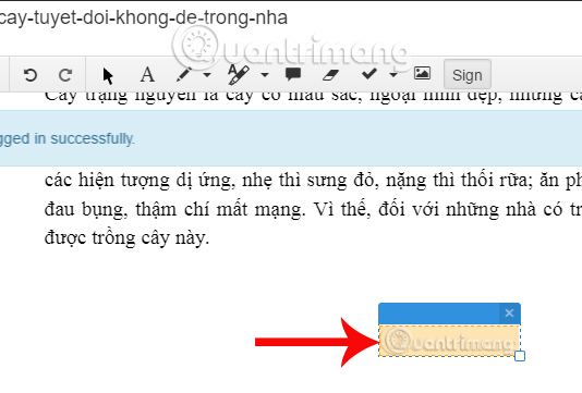 Instructions on how to create PDF signature in Google Docs Picture 13