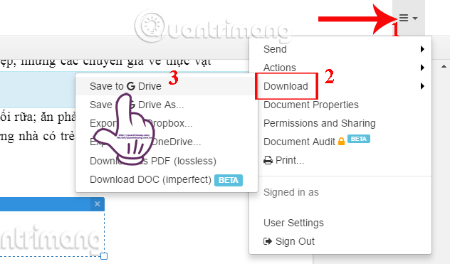 Instructions on how to create PDF signature in Google Docs Picture 15