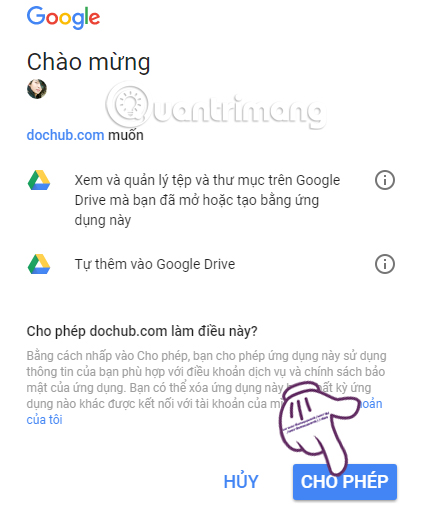 Instructions on how to create PDF signature in Google Docs Picture 6