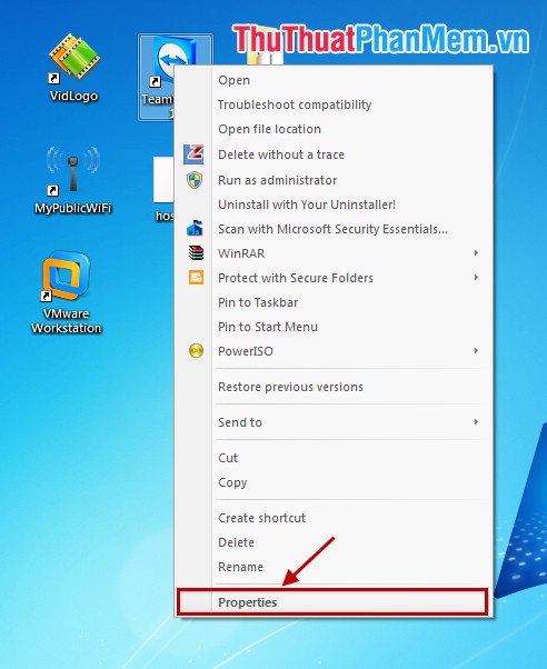 Instructions on how to create shortcuts to open applications and folders in Windows Picture 4