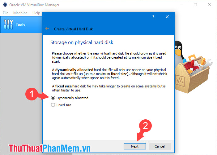 Instructions on how to create virtual machines with VirtualBox Picture 8