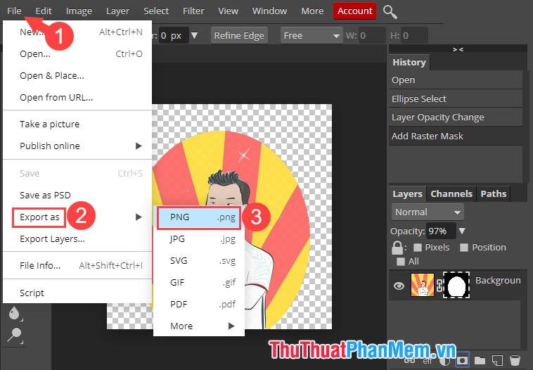 Instructions on how to crop a circle image online Picture 13