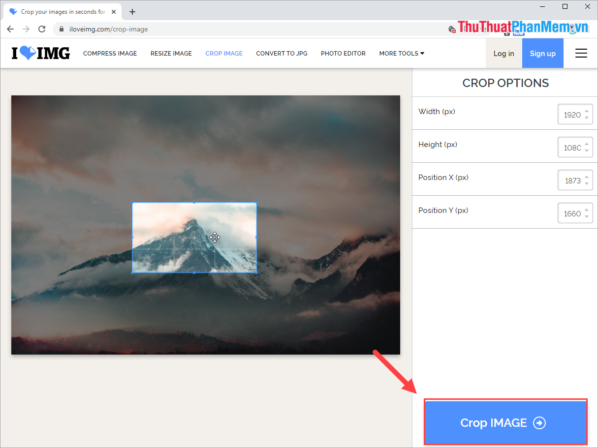 Instructions on how to crop images online Picture 6