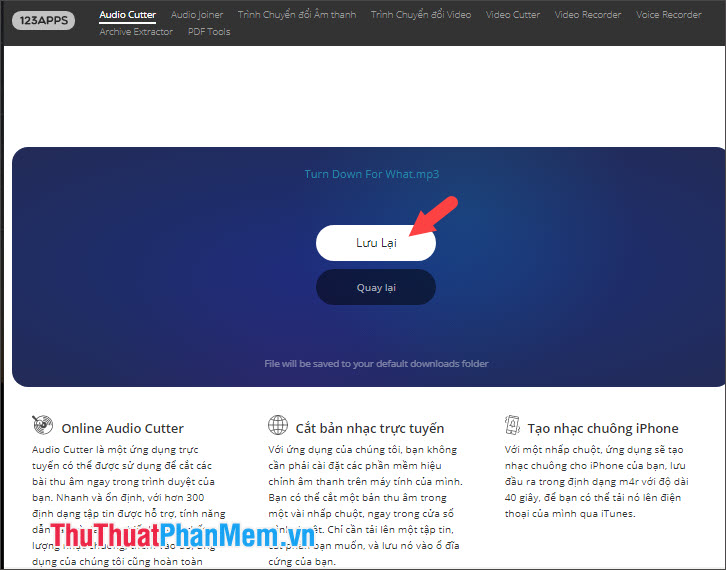Instructions on how to cut MP3 without software Picture 5