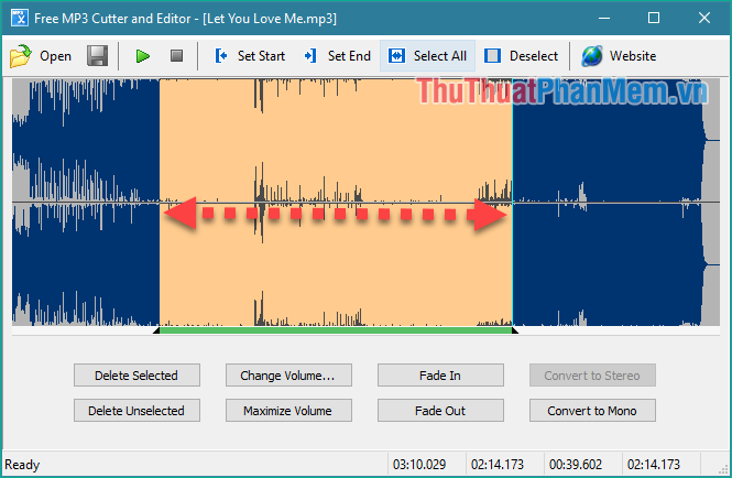 Instructions on how to cut, pair music with the best free music cutting software 2020 Picture 15