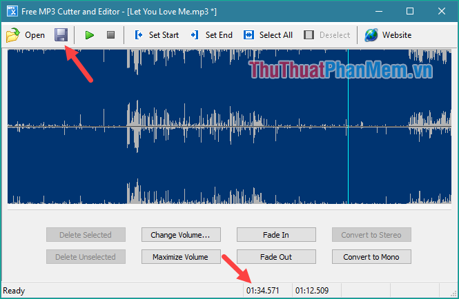 Instructions on how to cut, pair music with the best free music cutting software 2020 Picture 18