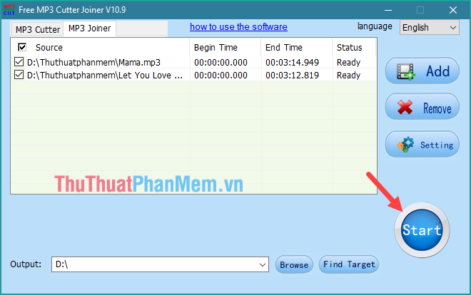 Instructions on how to cut, pair music with the best free music cutting software 2020 Picture 30