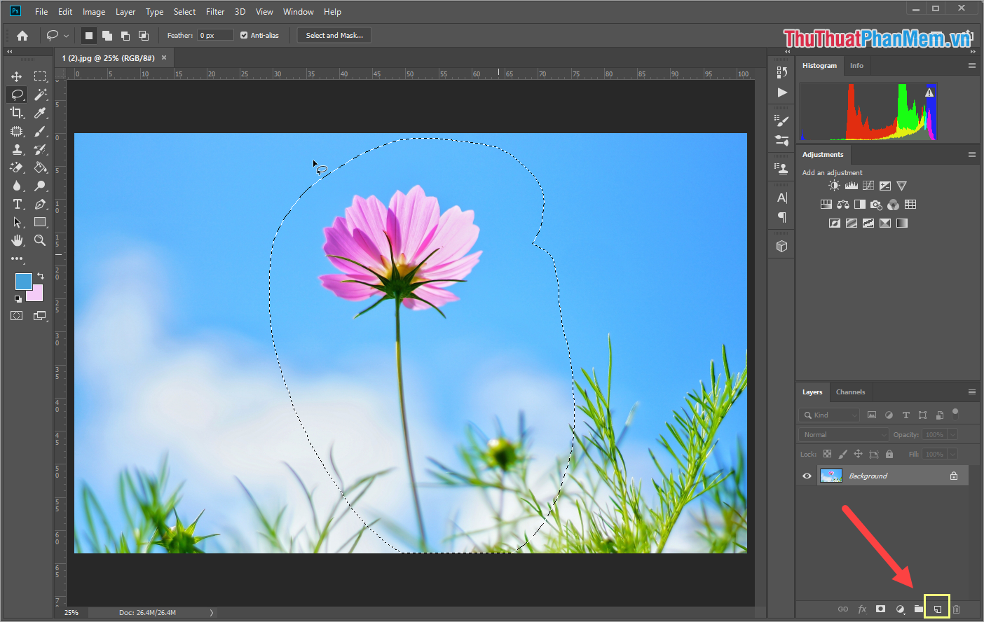 Instructions on how to cut photos as you like in Photoshop Picture 11
