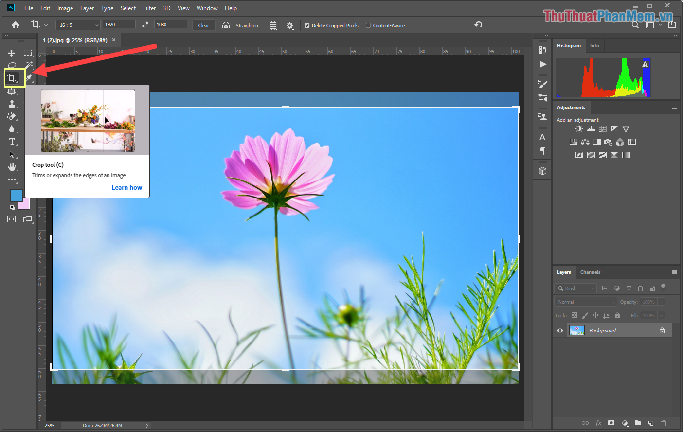 Instructions on how to cut photos as you like in Photoshop Picture 2