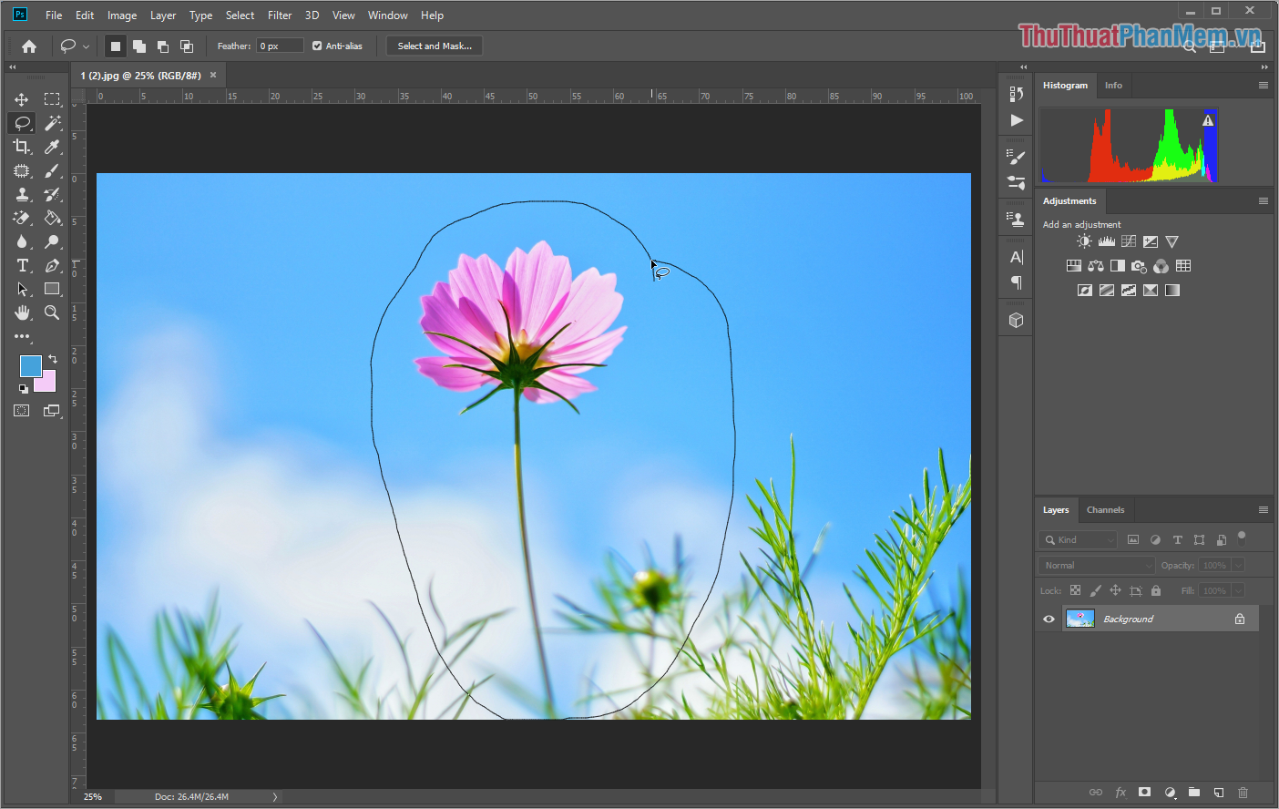 Instructions on how to cut photos as you like in Photoshop Picture 9