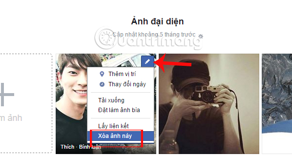 Instructions on how to delete photos on Facebook Picture 2